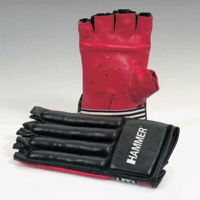 Sandsackhandschuhe Rindsleder von HAMMER SPORT Fingerlos